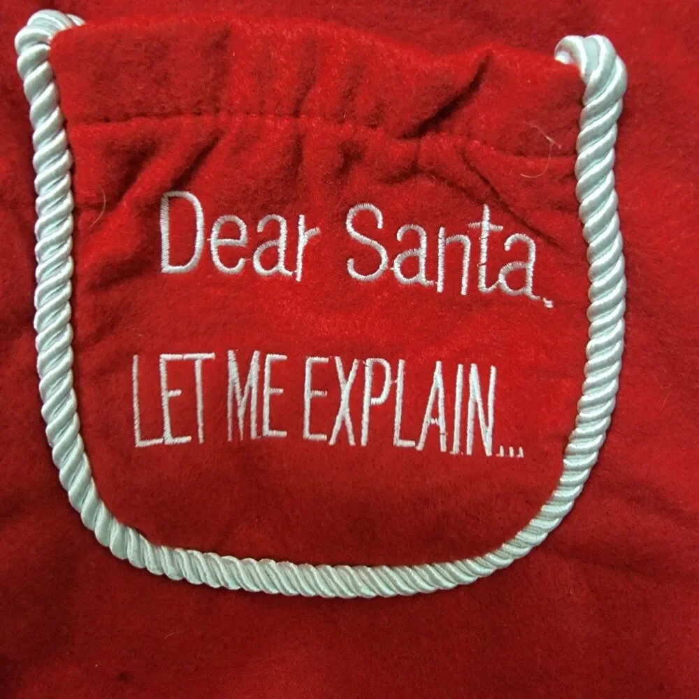 Dear Santa Let Me Explain Christmas Stocking 15